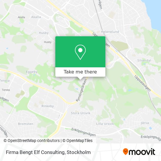 Firma Bengt Elf Consulting map