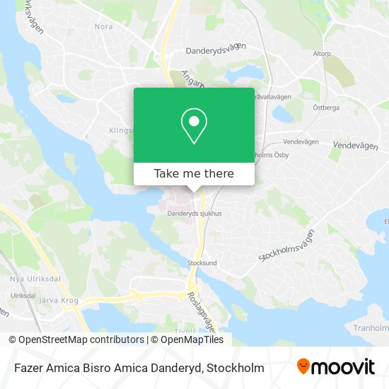 Fazer Amica Bisro Amica Danderyd map