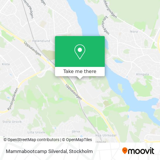 Mammabootcamp Silverdal map