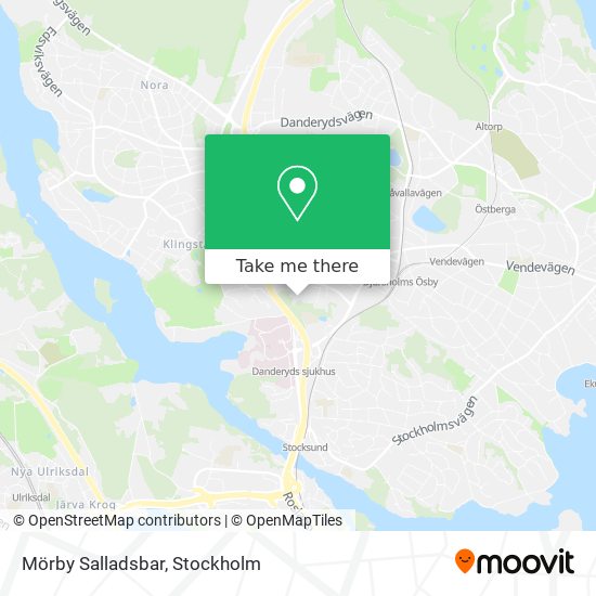 Mörby Salladsbar map