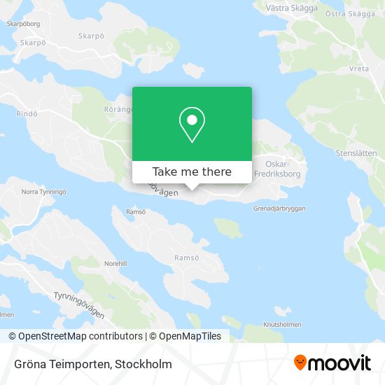 Gröna Teimporten map