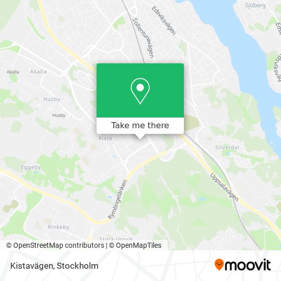 Kistavägen map