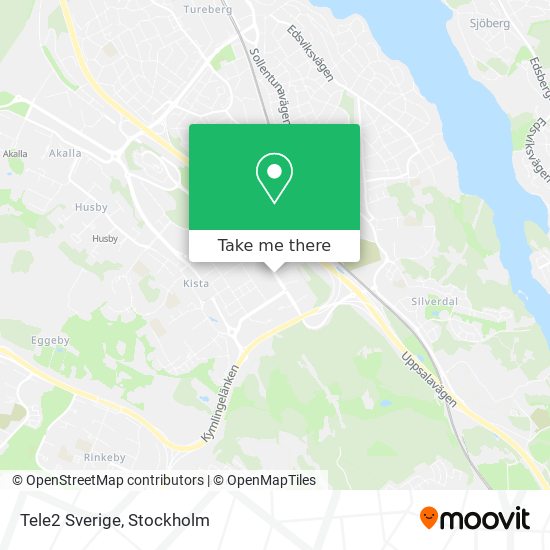 Tele2 Sverige map