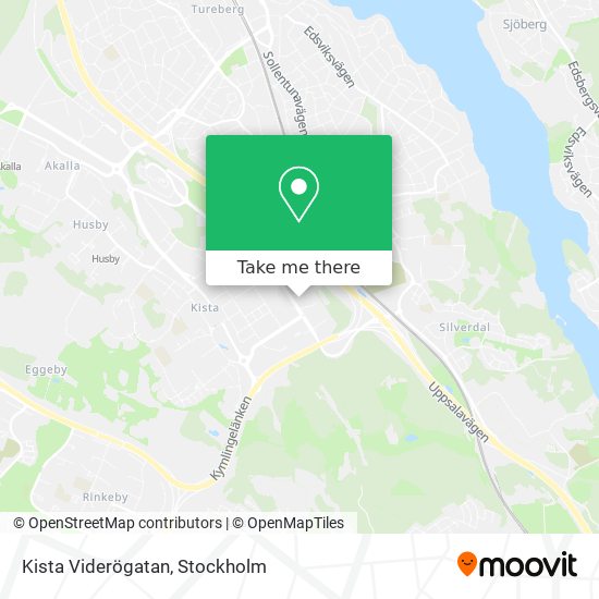 Kista Viderögatan map