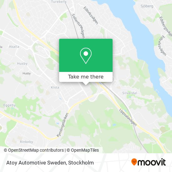 Atoy Automotive Sweden map