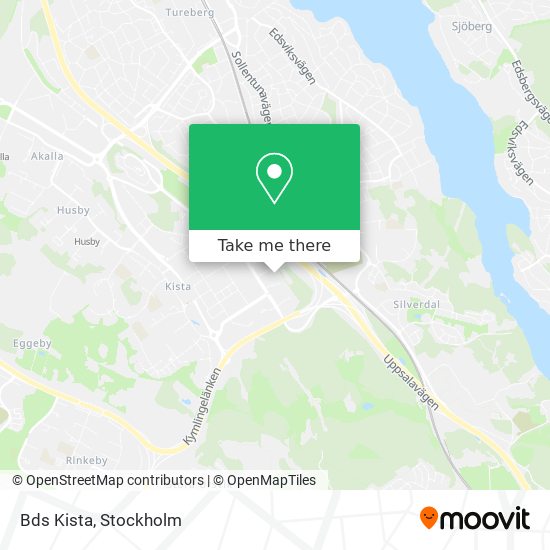 Bds Kista map