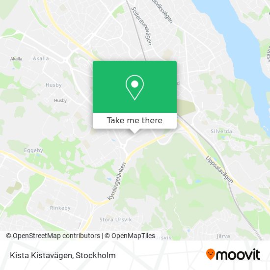 Kista Kistavägen map