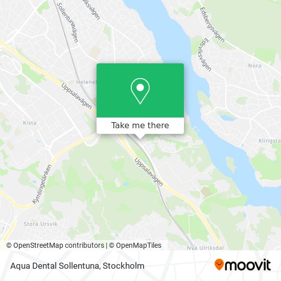 Aqua Dental Sollentuna map