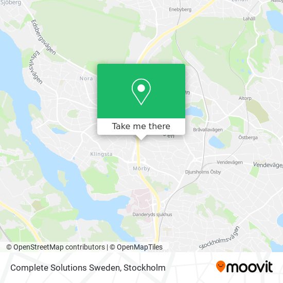 Complete Solutions Sweden map