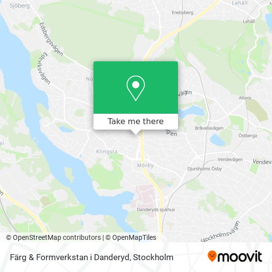 Färg & Formverkstan i Danderyd map