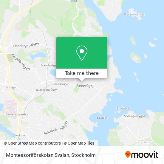 Montessoriförskolan Svalan map