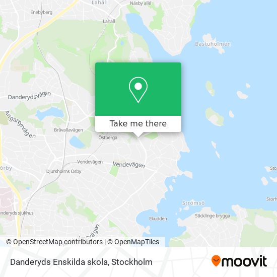 Danderyds Enskilda skola map