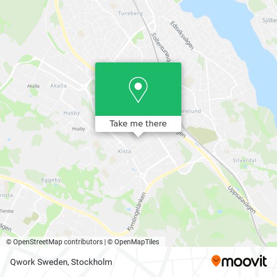 Qwork Sweden map