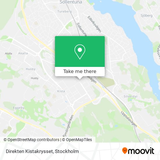 Direkten Kistakrysset map