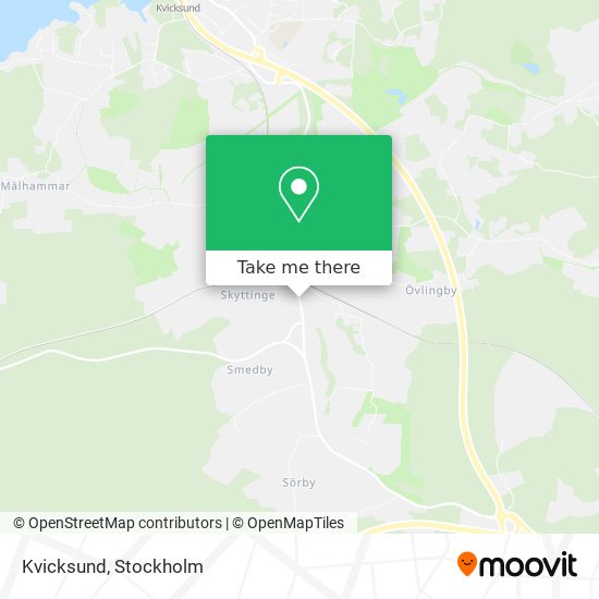 Kvicksund map