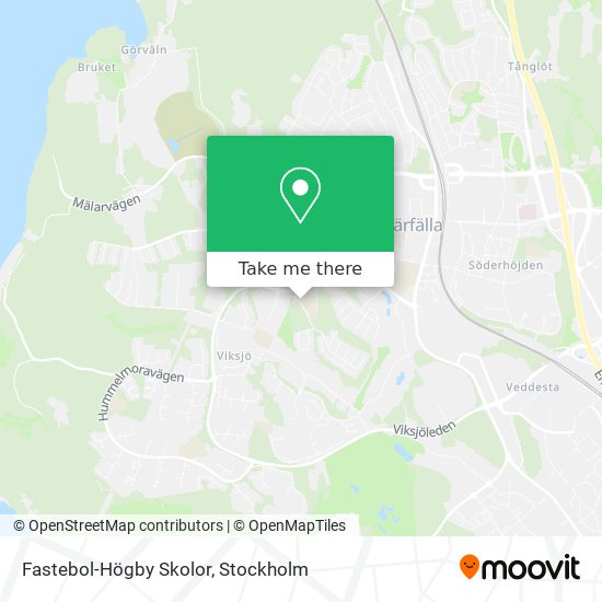 Fastebol-Högby Skolor map