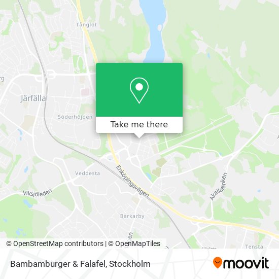 Bambamburger & Falafel map