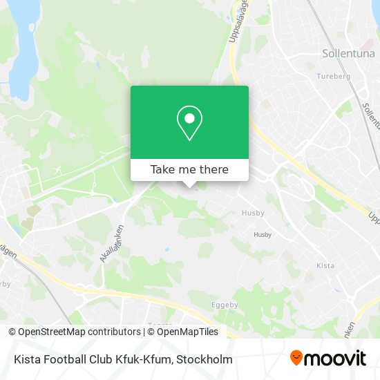 Kista Football Club Kfuk-Kfum map