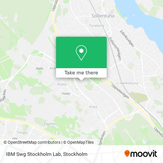 IBM Swg Stockholm Lab map