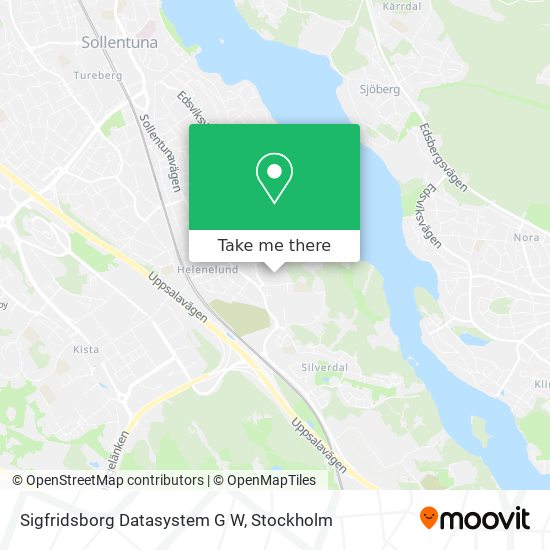 Sigfridsborg Datasystem G W map