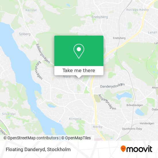 Floating Danderyd map