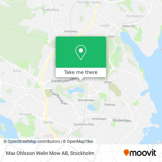 Max Ohlsson Welin Mow AB map