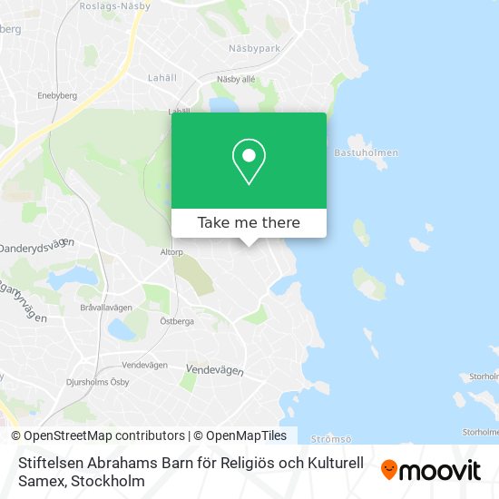 Stiftelsen Abrahams Barn för Religiös och Kulturell Samex map