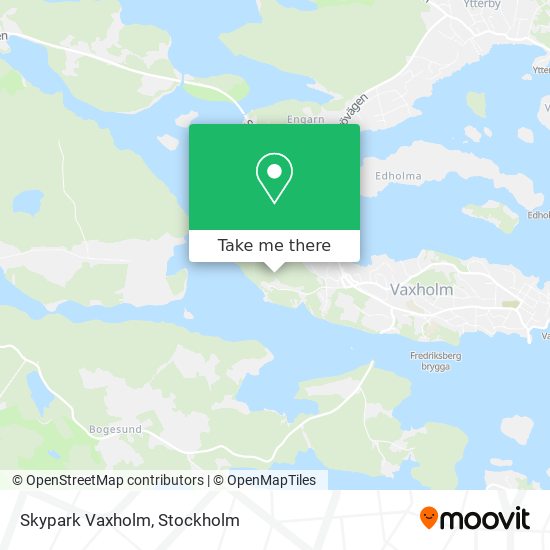 Skypark Vaxholm map