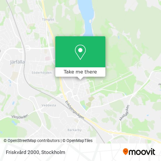 Friskvård 2000 map