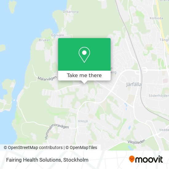 Fairing Health Solutions map