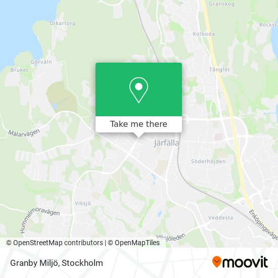 Granby Miljö map