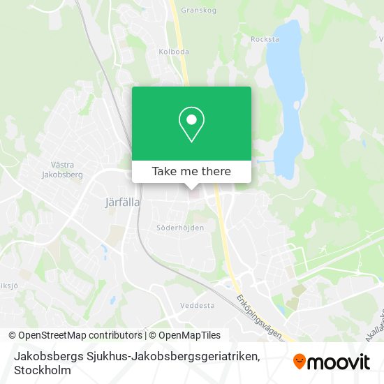 Jakobsbergs Sjukhus-Jakobsbergsgeriatriken map