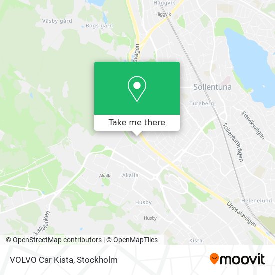 VOLVO Car Kista map