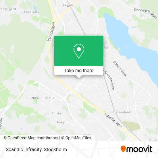 Scandic Infracity map