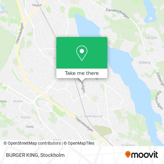 BURGER KING map