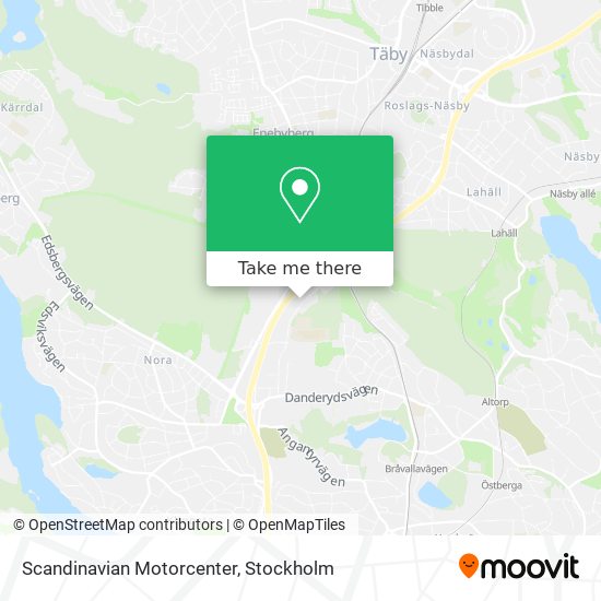 Scandinavian Motorcenter map