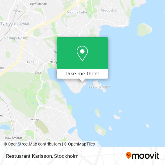 Restuarant Karlsson map