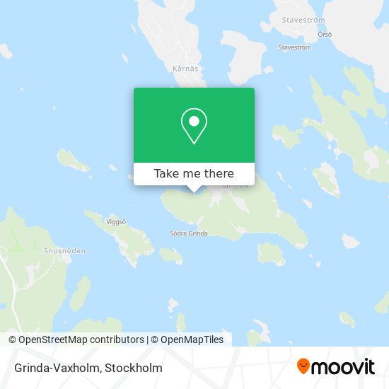 Grinda-Vaxholm map