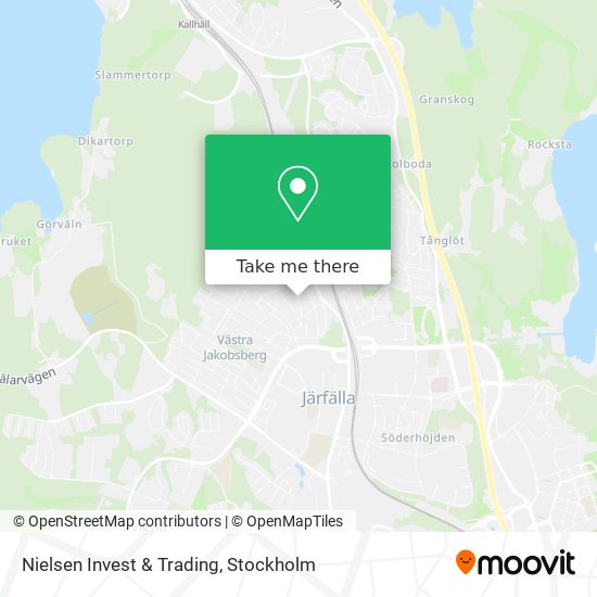 Nielsen Invest & Trading map