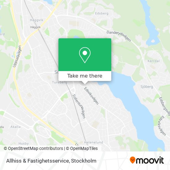 Allhiss & Fastighetsservice map