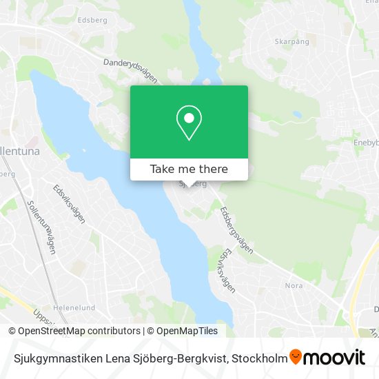 Sjukgymnastiken Lena Sjöberg-Bergkvist map