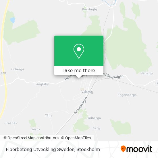 Fiberbetong Utveckling Sweden map