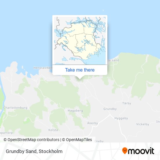 Grundby Sand map