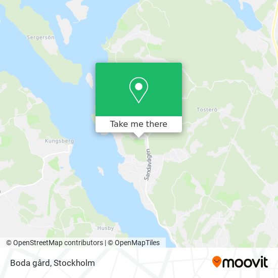 Boda gård map