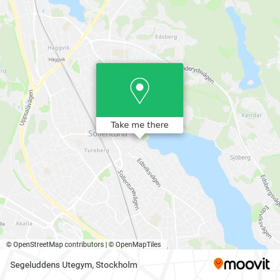 Segeluddens Utegym map