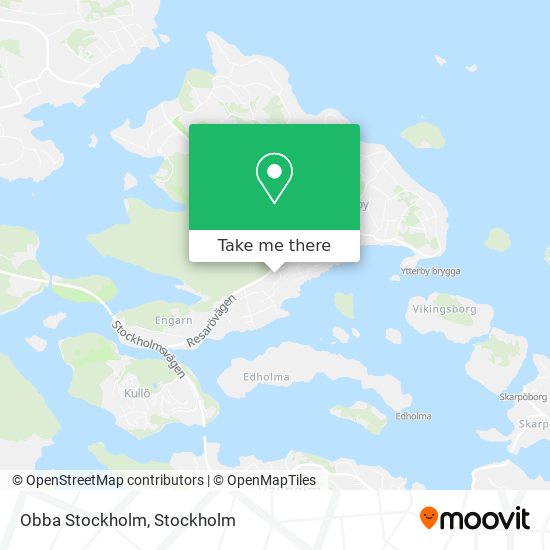 Obba Stockholm map