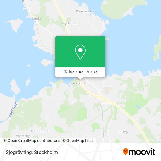 Sjögrävning map