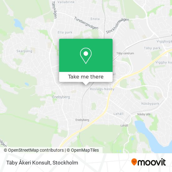 Täby Åkeri Konsult map