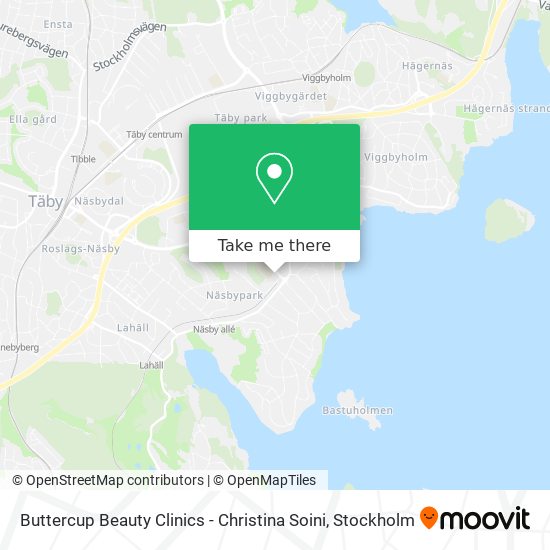 Buttercup Beauty Clinics - Christina Soini map