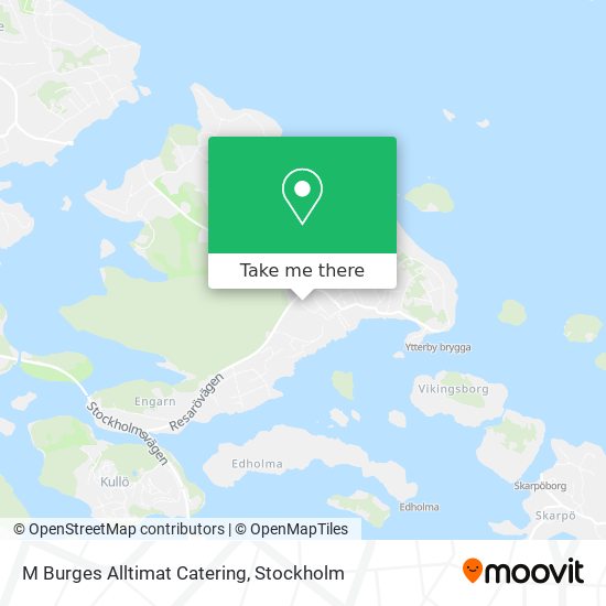 M Burges Alltimat Catering map